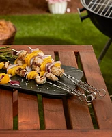 Rsvp International Endurance Stainless Steel 4 Piece 14" Spring Skewer Set