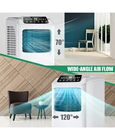 9,000 Btu Portable Air Conditioner & Dehumidifier Function Remote w/ Window Kit