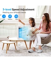 14'' Mini Oscillating Tower Fan Electric Desk Fan w/3 Speed & Timer