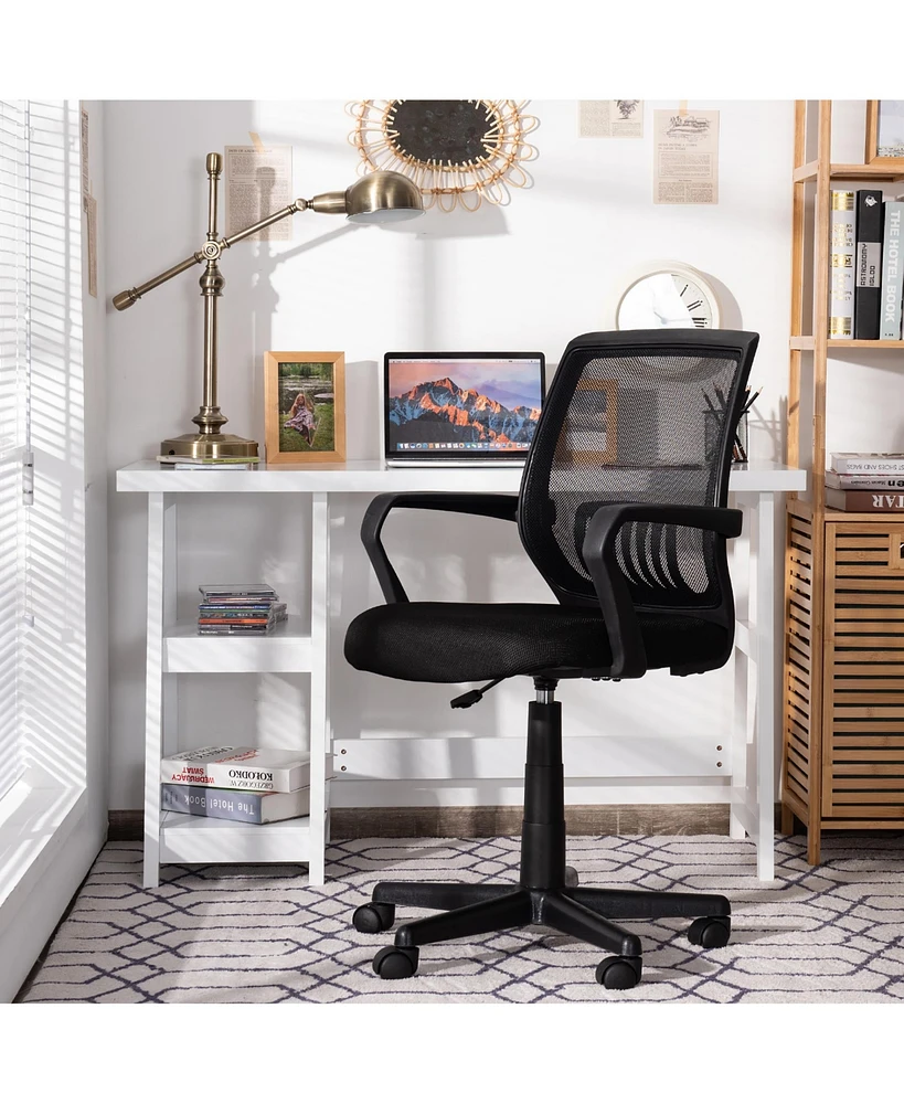 Costway Mid-Back Mesh Chair Height Adjustable Executive Chair