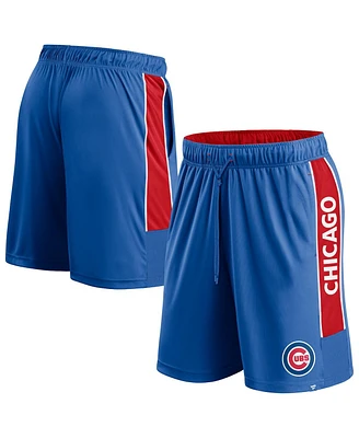 Fanatics Men's Royal Chicago Cubs Win the Match Defender Shorts