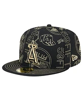 New Era Men's Los Angeles Angels 59FIFTY Day Allover Fitted Hat