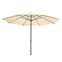 Yescom Xl 13Ft Aluminum Patio Umbrella 8 Rib Heavy Duty Table Parasol Crank Outdoor Garden Deck Beach Furniture
