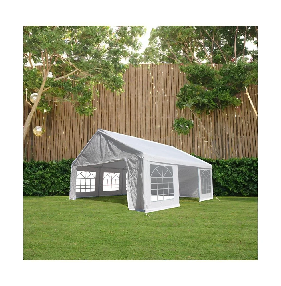 Spacious, Durable Party Tent with Reinforced Steel Frame and Waterproof Cover