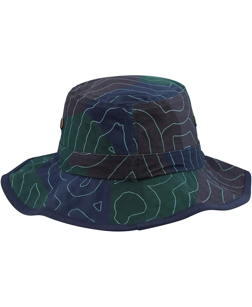 Rvca Men's Navy Island Hex Reverse Boonie Hat