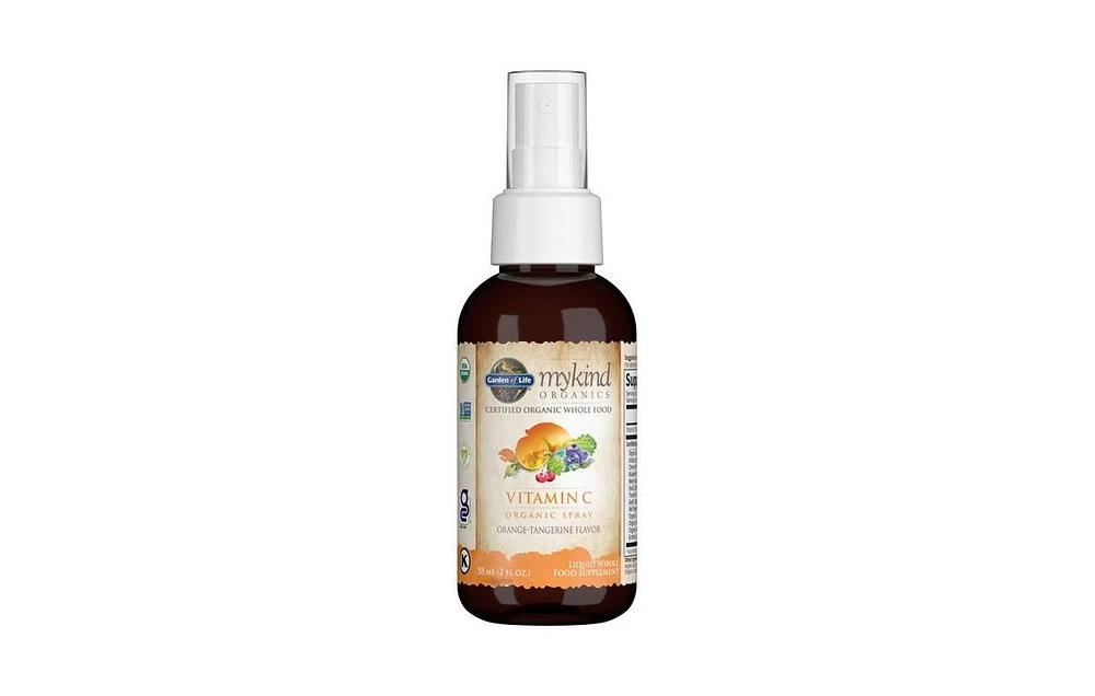Garden of Life Vitamin C Organic Spray, Orange-Tangerine 2 fl oz