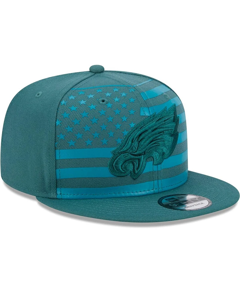 New Era Men's Midnight Green Philadelphia Eagles Independent 9FIFTY Snapback Hat