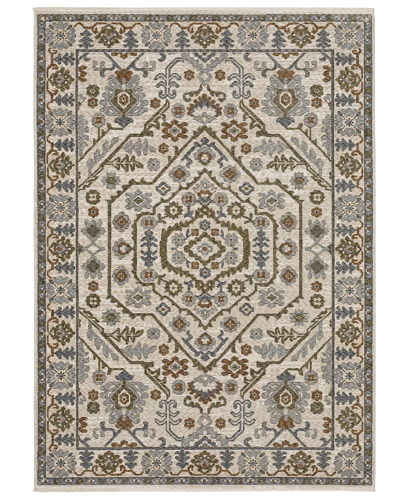Oriental Weavers Hastings HA02I 2'3x7'6 Runner Area Rug
