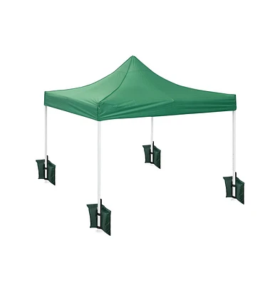 4Pcs Weight Sand Bag Oxford for Outdoor Easy Pop Up Canopy Instant Tent Gazebo Shelter Green