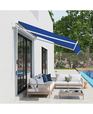 Adjustable Retractable Patio Awning for Shade and Protection