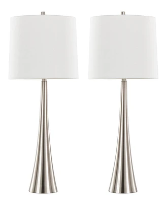 Lumisource Diana 29" Contemporary Metal - Set of 2 Table Lamp