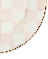 Mackenzie-Childs Rosy Check Dinner Plate