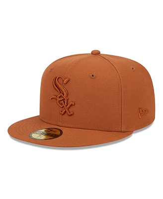 New Era Men's Brown Chicago White Sox Spring Color 59FIFTY Fitted Hat