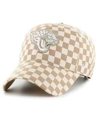 '47 Brand Women's Tan Jacksonville Jaguars Vibe Check Clean Up Adjustable Hat