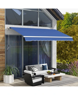 Solid Aluminum Retractable Awning with Adjustable Canopy and Uv Protection