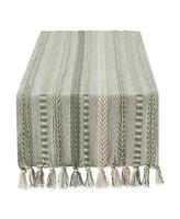 Design Imports Braided Stripe Table Runner
