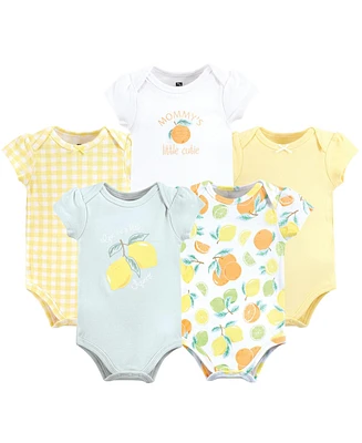 Hudson Baby Girls Cotton Bodysuits