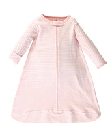 Touched by Nature Baby Girls Organic Cotton Long-Sleeve Wearable Sleeping Bag, Sack, Blanket