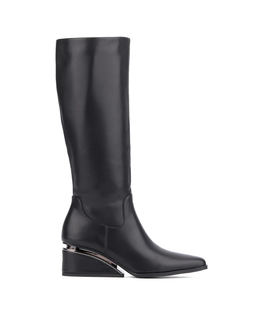 Women's Maegan Wedge Heel Tall Boot