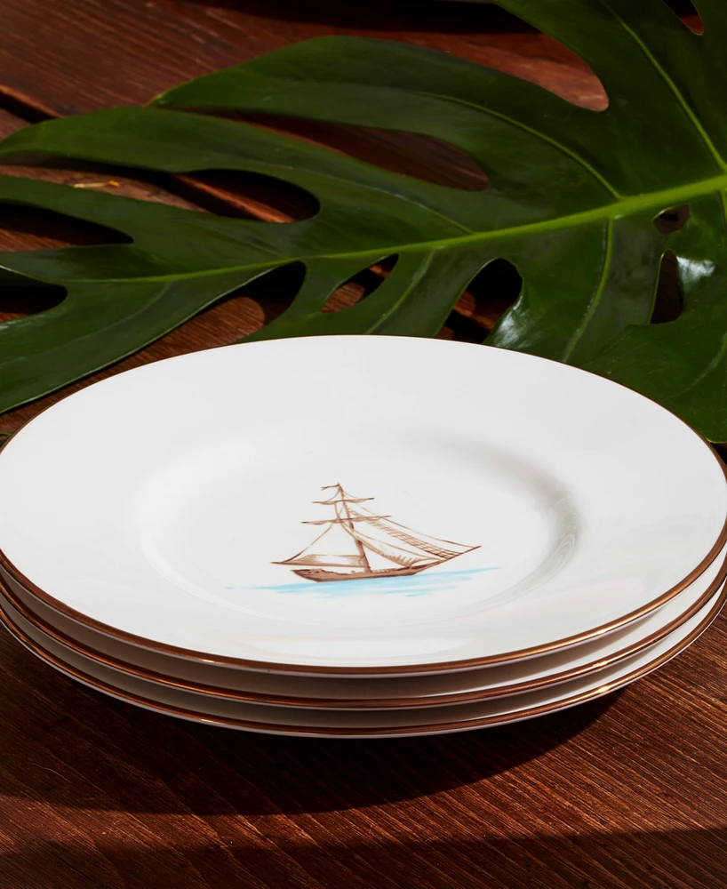 Lenox British Colonial Tradewind Dessert Plates, Set of 4