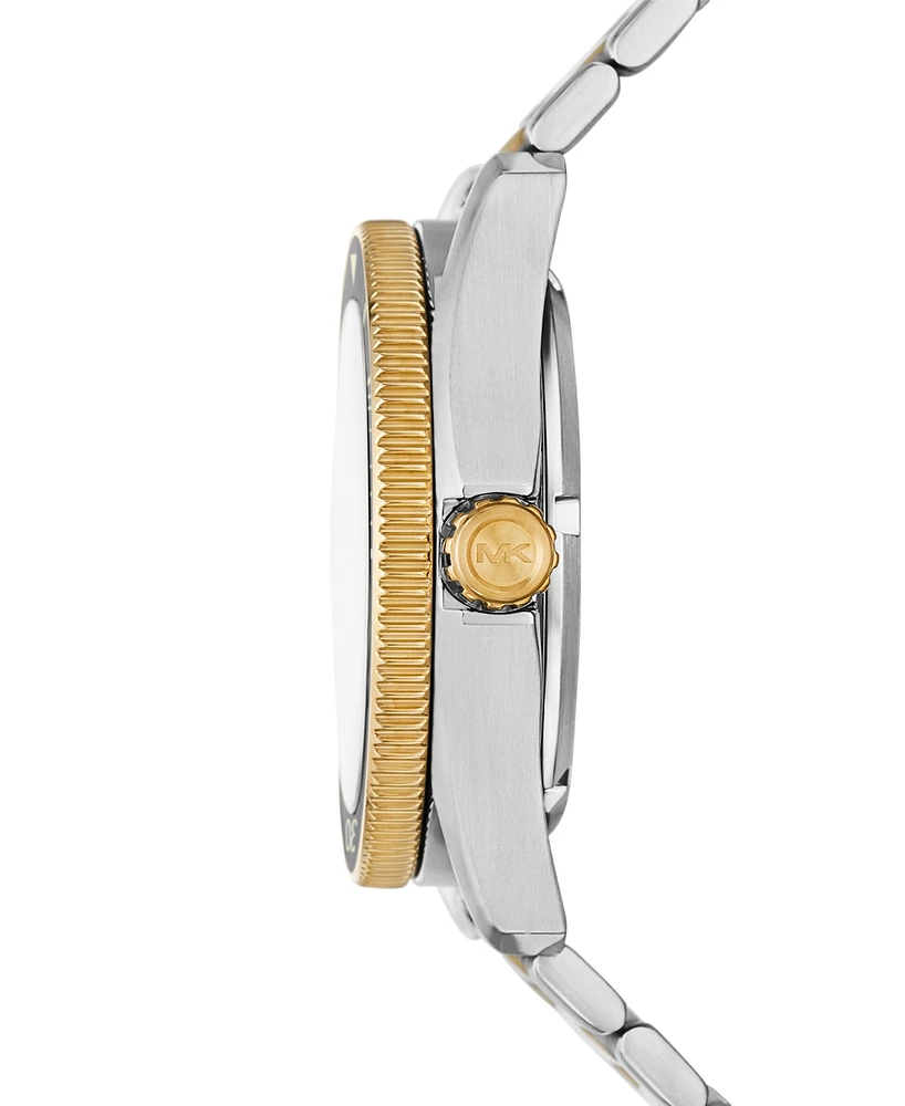 Michael Kors Men's Maritime Three-Hand Two-Tone Stainless Steel Watch 42mm