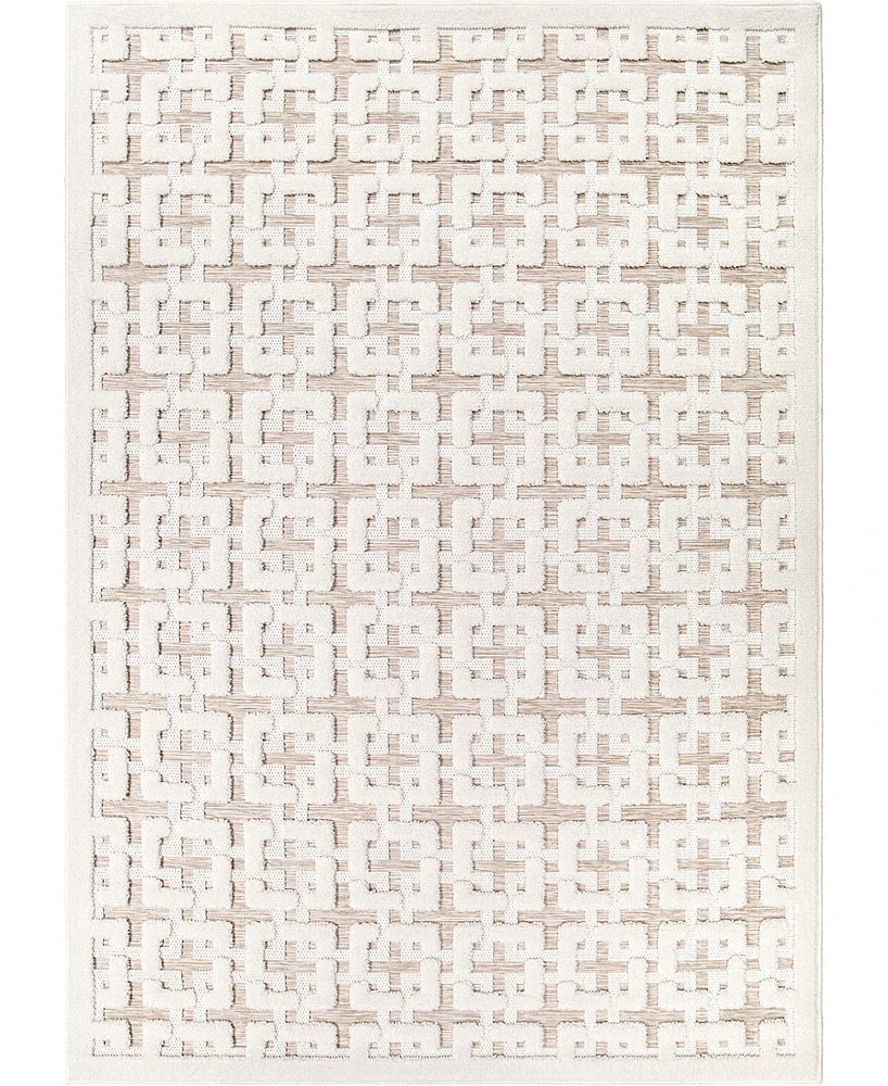 Closeout! Crochet Chain Link 5'3"x7'6" Area Rug
