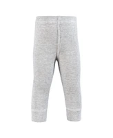 Hudson Baby Boys Thermal Tapered Ankle Pants 4pk, Basic Camo, 0-3 Months