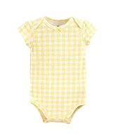 Hudson Baby Girls Cotton Bodysuits