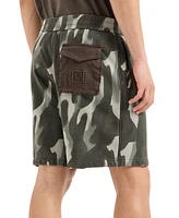A|X Armani Exchange Men's Elastic Camo Shorts