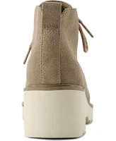 Toms Women's Maude Suede Lace Up Booties