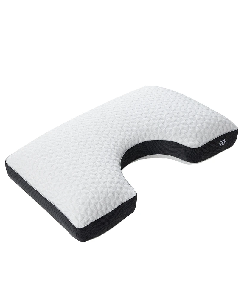 Clara Clark Cool Choice Adjustable Memory Foam Pillow - Side Sleeper - King