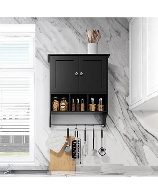 Premium Bathroom Cabinet with Ample Storage and Towel Bar