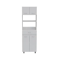 Fm Furniture Auburn Microwave Pantry Cabinet