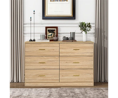 Classic 6-Drawer Dresser: Ample Storage, Modern Style