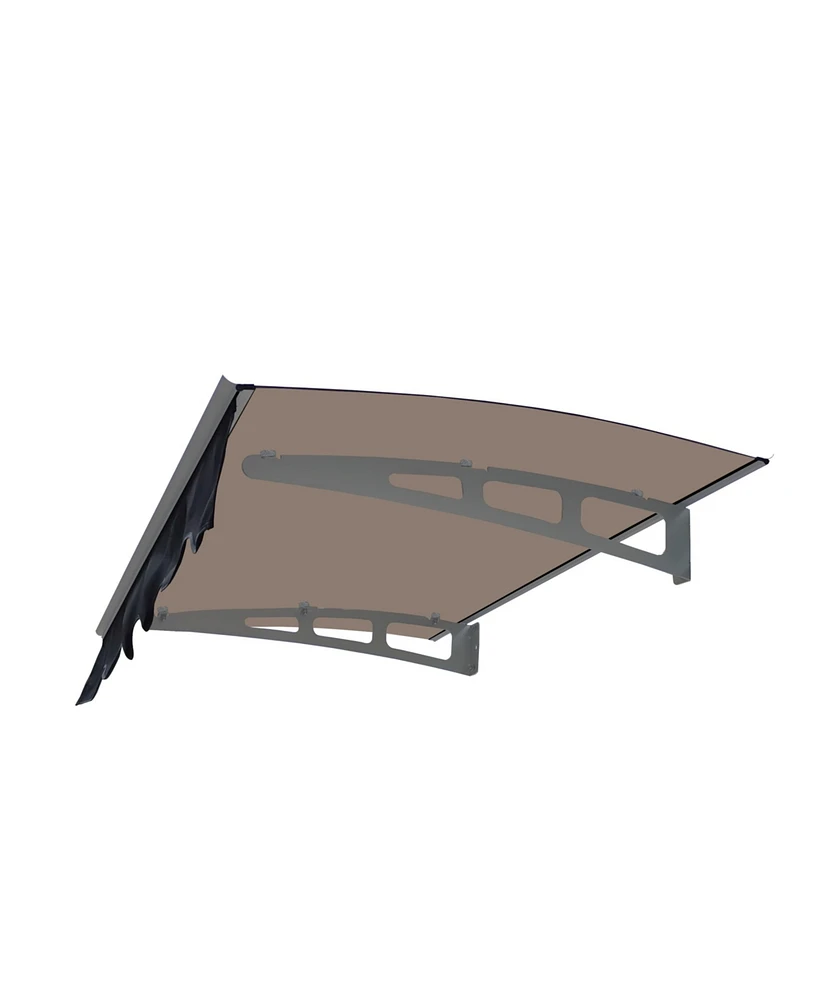 47" x 34" Polycarbonate Door Window Awning with Valance