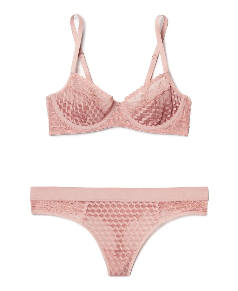 Adore Me Women's Naia Adaline Unlined Balconette Bra