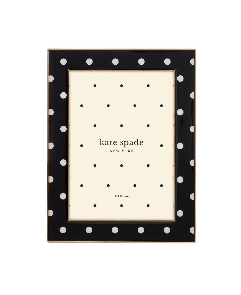 kate spade new york Sitting Pretty Dot Frame, 5"x 7"