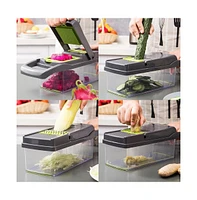 Cowin Vegetable Chopper Multifunctional 8 Blades Grater Slicer
