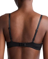 Calvin Klein Women's Soft Stretch Lace Push-Up Plunge Bra QF7578