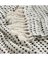 Ihi Home Kennedy Woven Throw Blanket I 50"x 70"