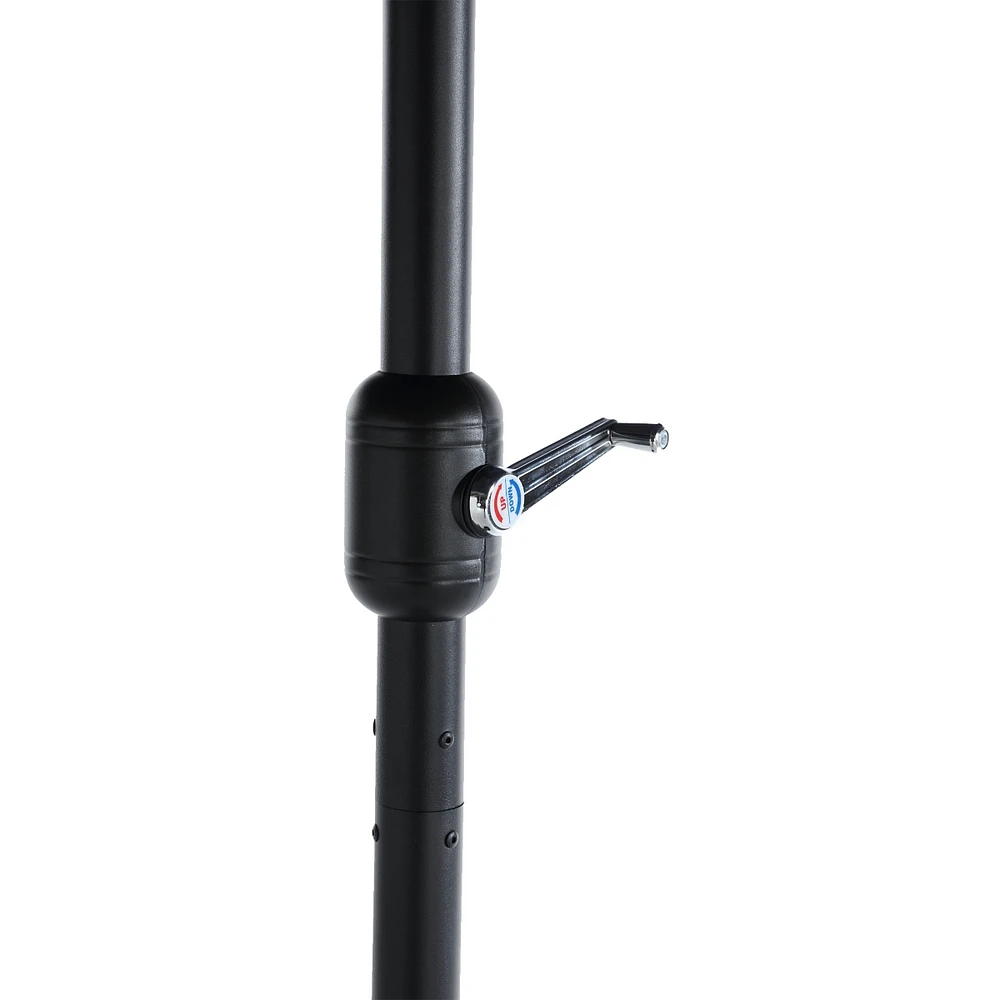 14.8 Ft Double Sided Outdoor Umbrella Rectangular Large With Crank (Navy Blue)
