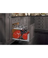 Rev-a-Shelf Pull Out Cabinet Pot and Pan Organzier, 21" Width, 5CW2-2122-cr