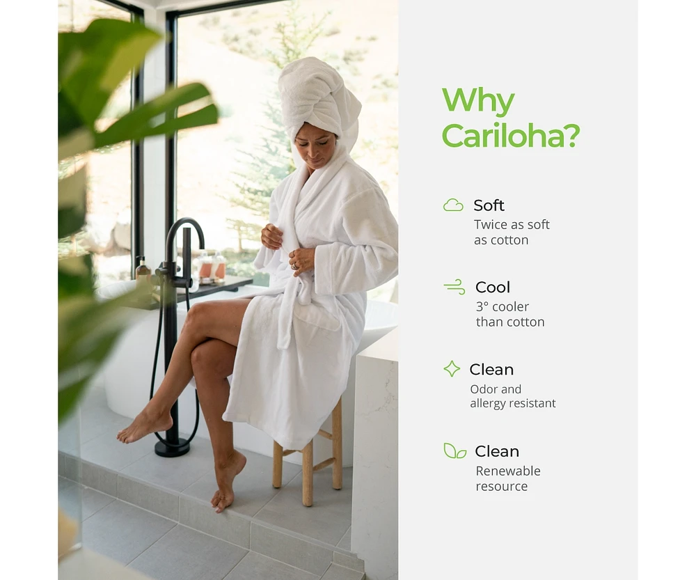 Cariloha Hand Towel | Harbor Gray | 16"x24" | Turkish Cotton & Viscose Material Blend | Extra Smooth, Odor Resistant and Highly Absorbent