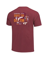 Image One Men's and Women's Maroon Virginia Tech Hokies Hyper Local Key Shaker T-Shirt