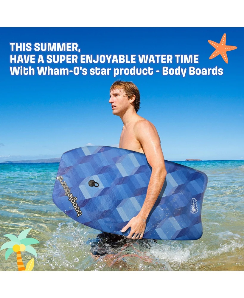 33" Fiber Clad Body Board for Beachwith Wrist Leash