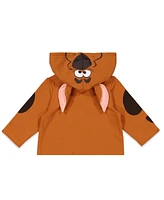Scooby Doo Little Boys Scooby-Doo Zip Up Cosplay Coverall Newborn to Adult (0-6 Months - 2XL