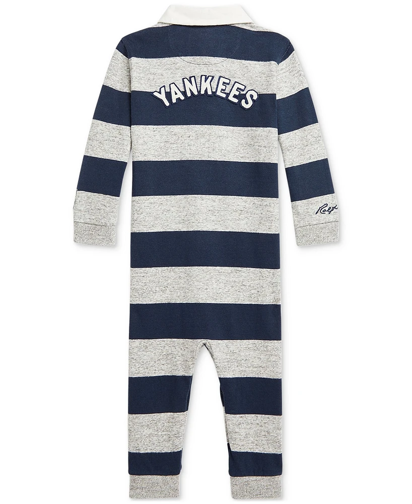 Polo Ralph Lauren Baby New York Yankees Striped Cotton Coverall