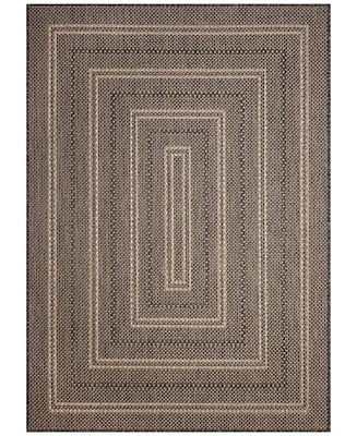 Liora Manne' Monaco Multi Border 7'10"x9'10" Area Rug