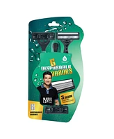 Mario Lopez 6 Disposable Razors - 3 Blade Shaving Surface Technology
