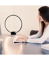 Brightech Circle 15" Dimmable Modern Led Desk Lamp with Usb Port